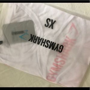 XS OMBRÉ pink gymshark tee BRAND NEW